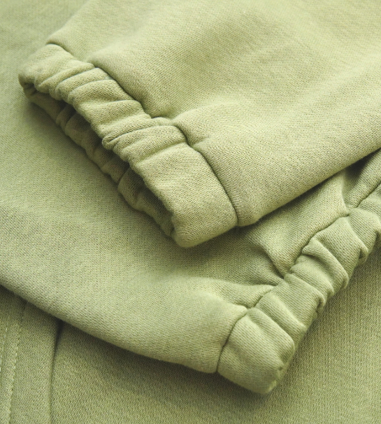 Oversized Zipper Hoodie- sage green