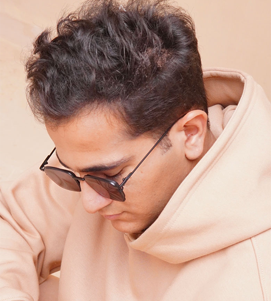 Oversized Pull-Over Hoodie & Trouser-Dark Vanilla