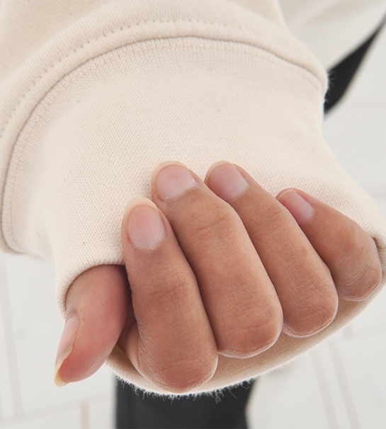 Relaxed Fit Oversized  Pull-Over  Hoodie- Ivory